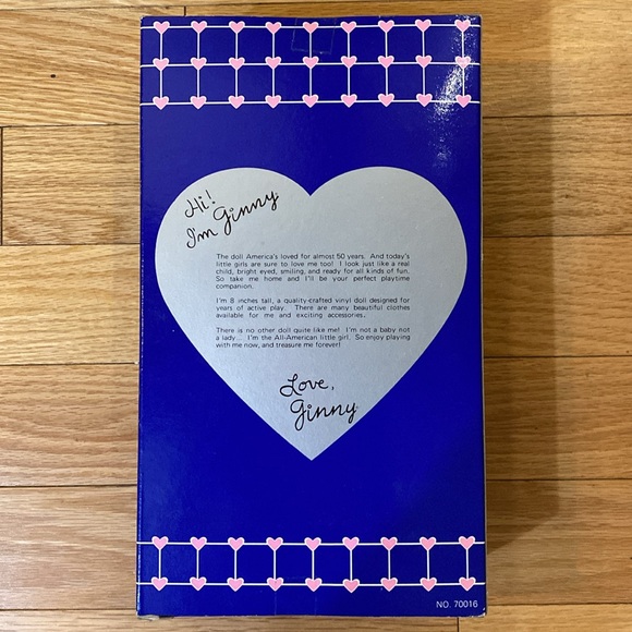 Ginny Doll 8”posesble Vinyl Doll. Stand included. No. 70016. NIB - Picture 3 of 4